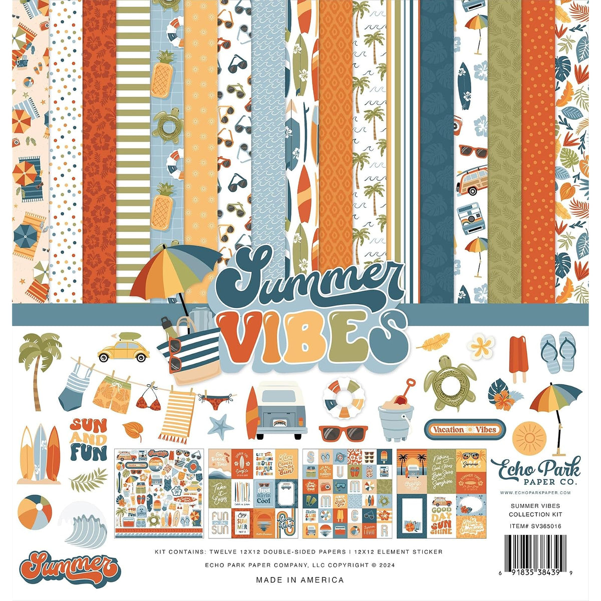 Echo Park Paper Art Craft Kit, OS, Multicolor