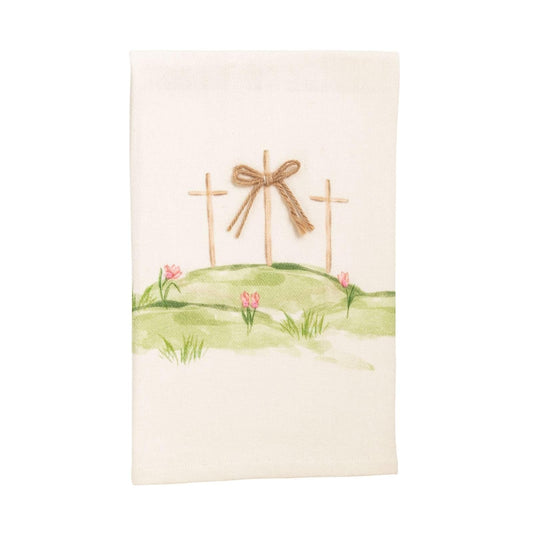 Mud Pie Towel, 26" x 16 1/2", Three Crosses