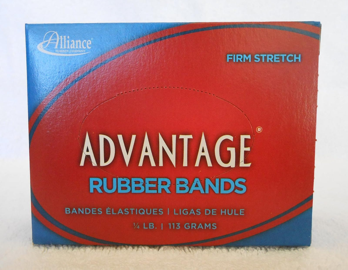 Pens Alliance Rubber 26319 Advantage Rubber Bands Size #31, 1/4 lb Box Contains Approx. 212 Bands (2 1/2" x 1/8", Natural Crepe)