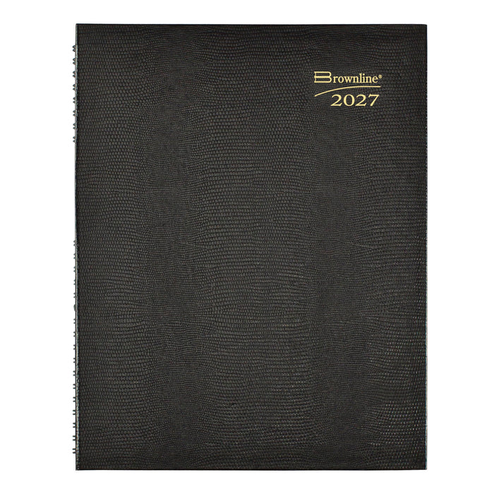 Rediform Planner, 11" x 8.5", Black