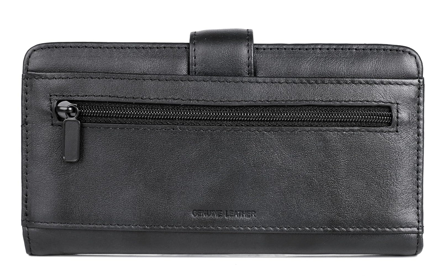JYS Enterprise Julia Buxton Heiress Pik-Me-Up¬Æ Checkbook Keeper Black