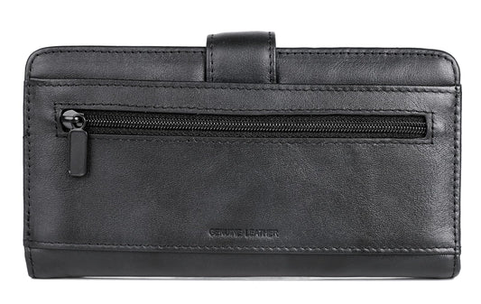 JYS Enterprise Julia Buxton Heiress Pik-Me-Up¬Æ Checkbook Keeper Black