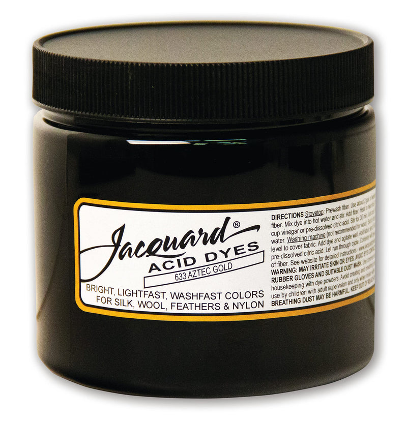 Jacquard Acid Dye - Aqua Tropic - 8 Oz Net Wt - Acid Dye for Wool - Silk - Feathers - and Nylons - Brilliant Colorfast and Highly Concentrated