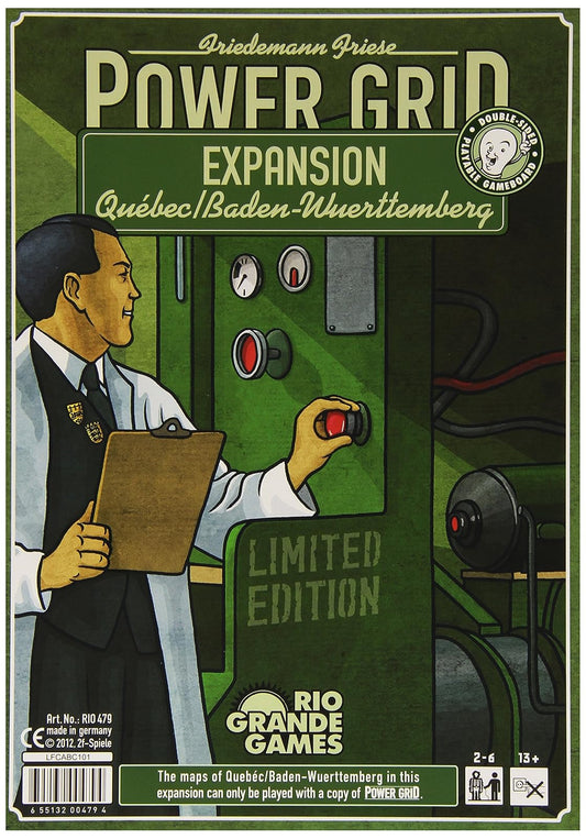 Rio Grande Games Power Grid: Quebec/Baden-Wuerttemberg Expansion