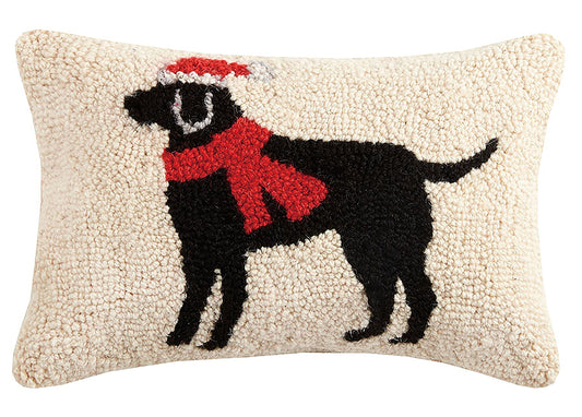 Peking Handicraft Pillow, 8 inches x 12 inches, Black