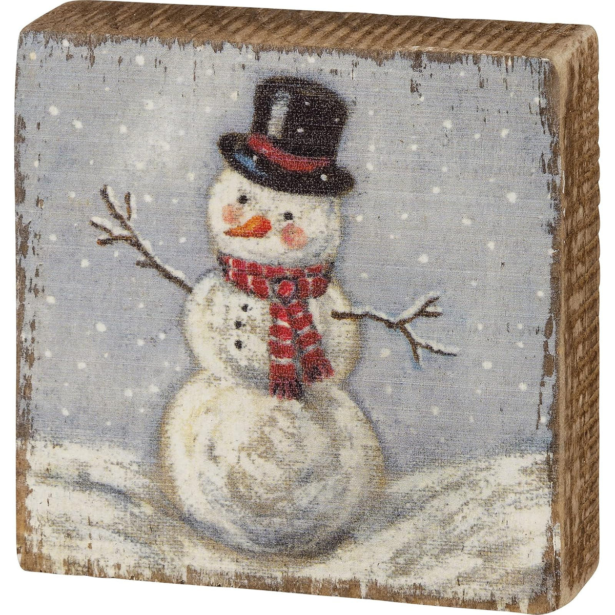 Primitives by Kathy Decorative Signage, 3 inches by 3 inches, Multicolor