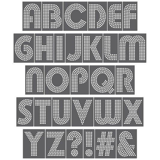 Rhinestone Genie Template Stencil, 3mm, Black