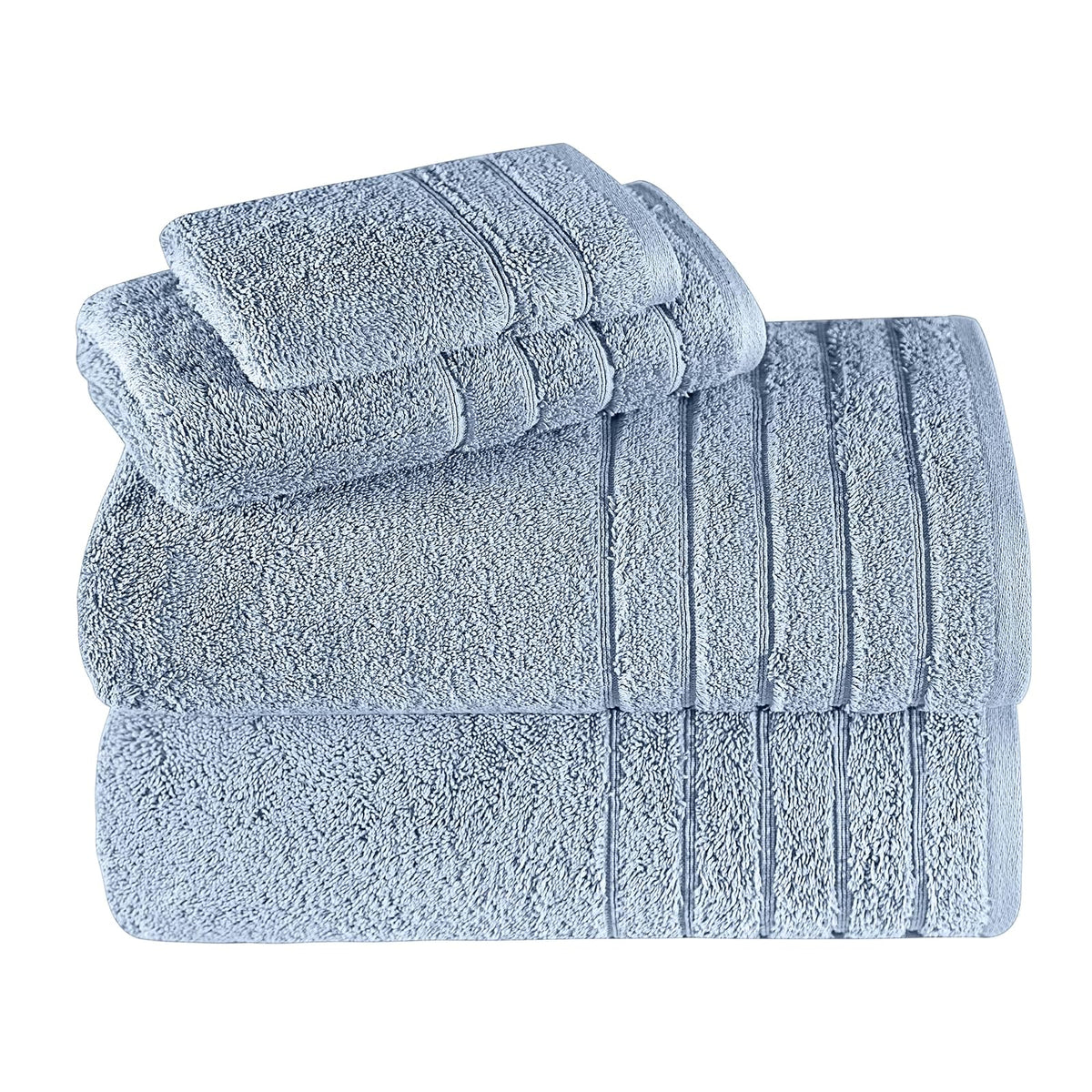 Towels Beyond Towel, 4-Piece Towel Set, Blue
