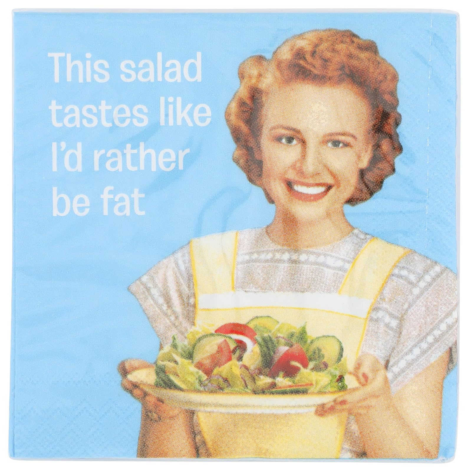 Design Design I'd Rather Be Fat Cocktail Napkins