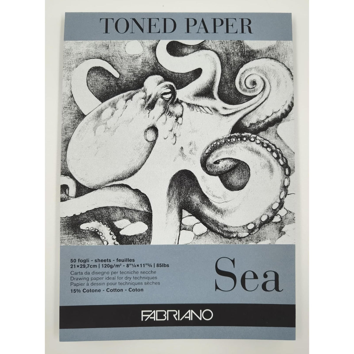 Fabriano Art Media Paper, 8.25 x 11.75, Sea