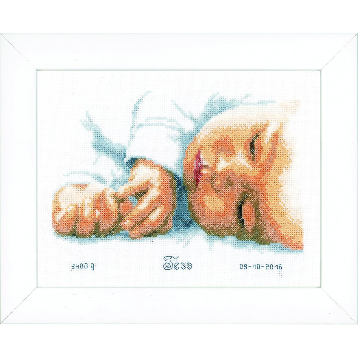 Vervaco Art Craft Kit, 24 x 18 cm, 9.6 x 7.2 in, White