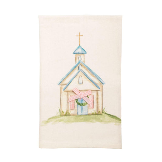 Mud Pie Towel, 26" x 16 1/2", Church
