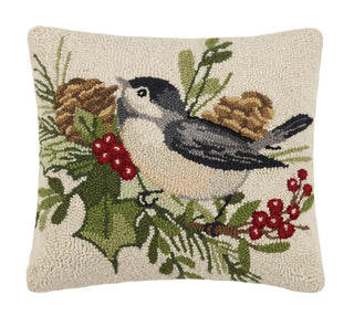 Peking Handicraft Pillow, 16 inches square, Multicolor