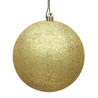 Vickerman Hanging Ornament, 6", Gold