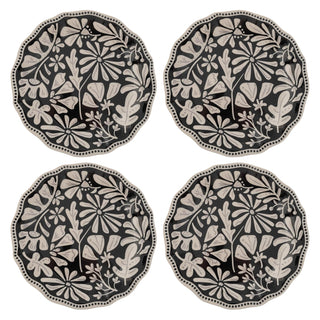 Karma Dishware Plate, Salad Plates, Dusk Floral