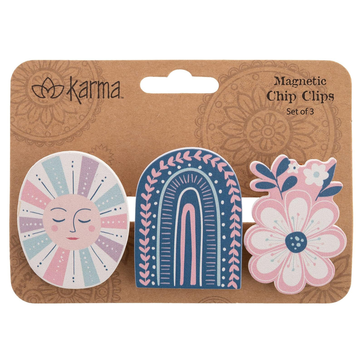 Karma Paper Clip Clamp, One Size, Rainbow
