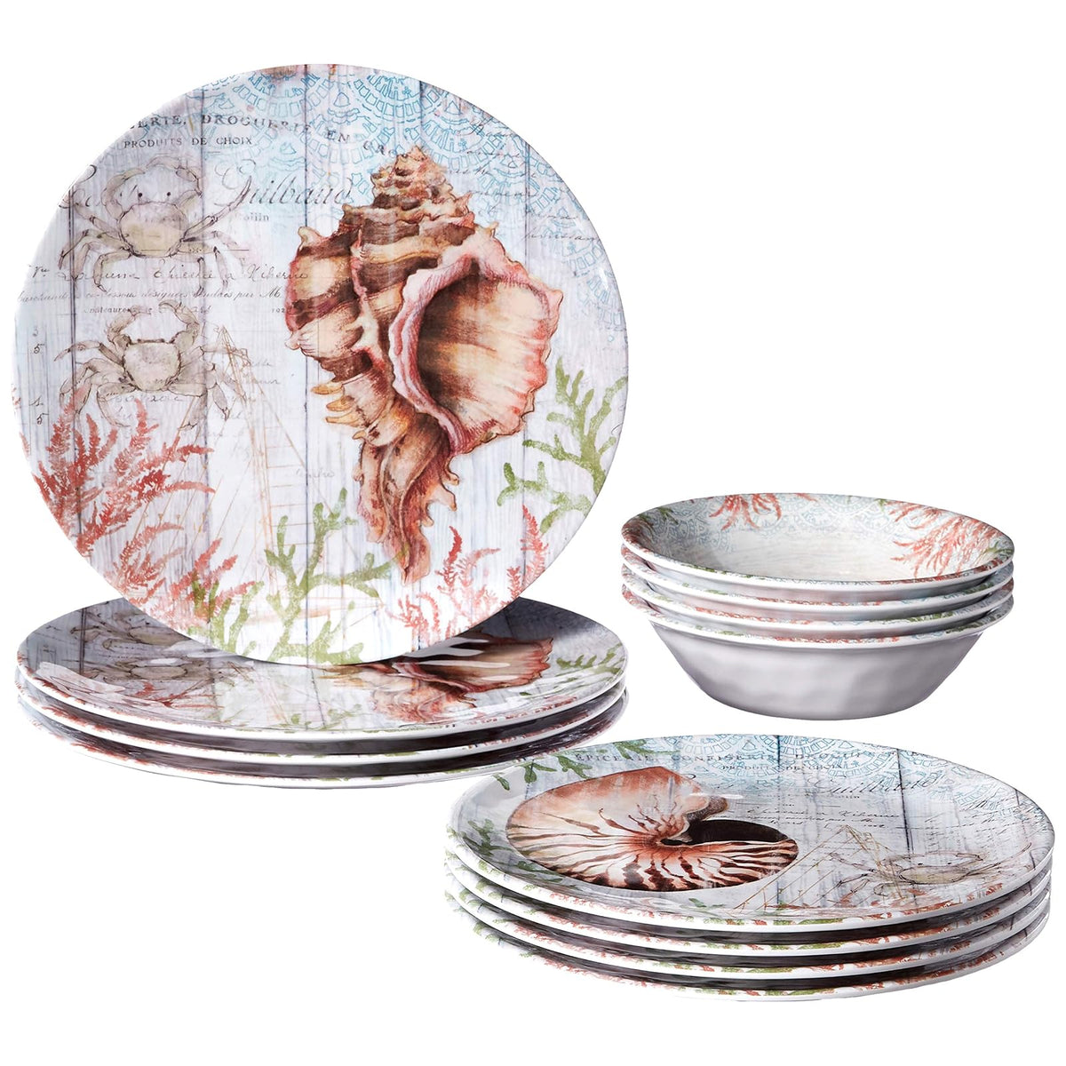 Certified International Dishware Place Setting, Multicolor