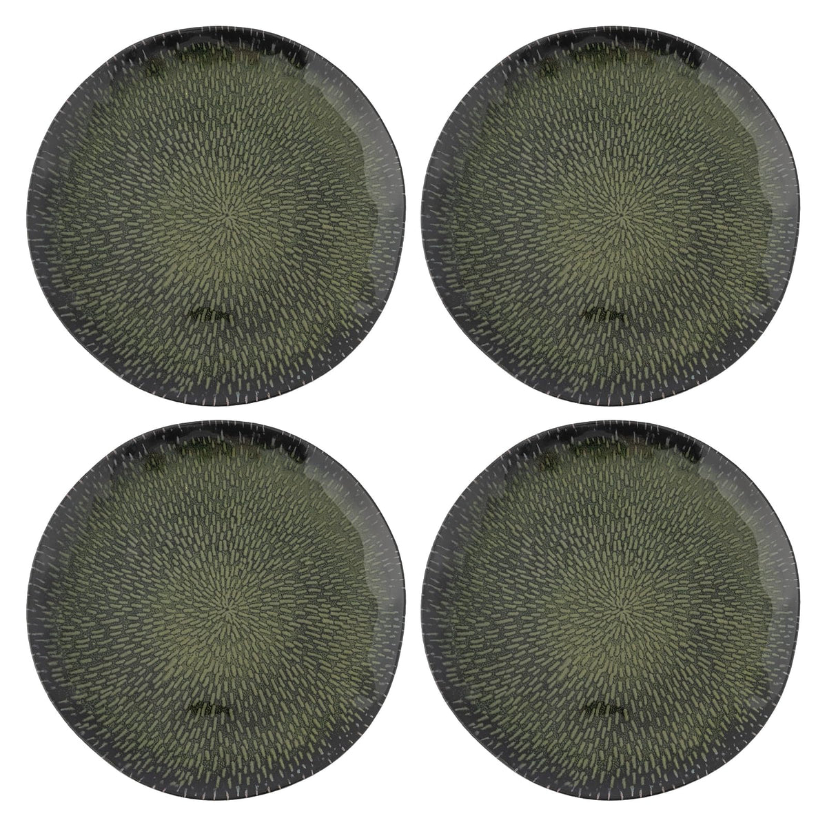 Karma Dishware Plate, 10.75 inches, Evergreen
