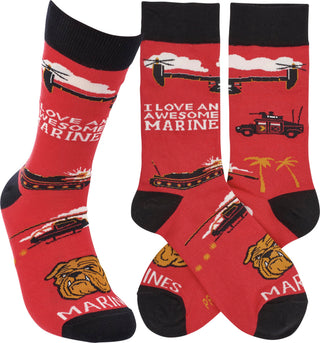 Primitives by Kathy Socks, Red, Modern