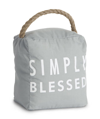 Pavilion Gift Company 72154 Simply Blessed Door Stopper 5 by 6-Inch