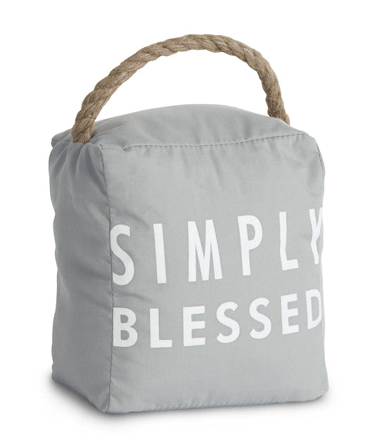 Pavilion Gift Company 72154 Simply Blessed Door Stopper 5 by 6-Inch
