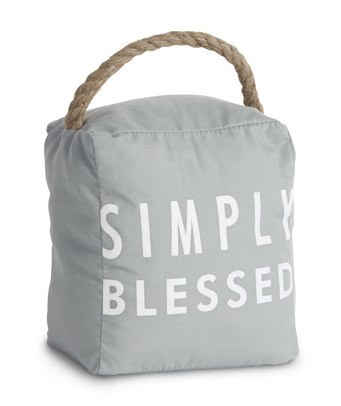 Pavilion Gift Company 72154 Simply Blessed Door Stopper 5 by 6-Inch