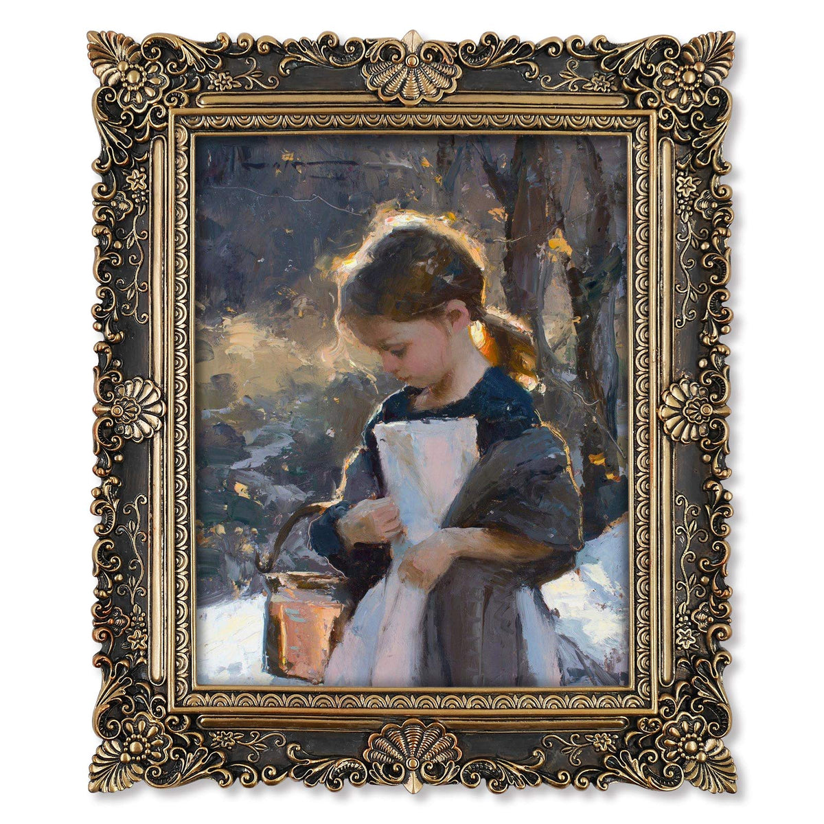 SIMON'S SHOP Picture Frame, 8x10, Black & Gold