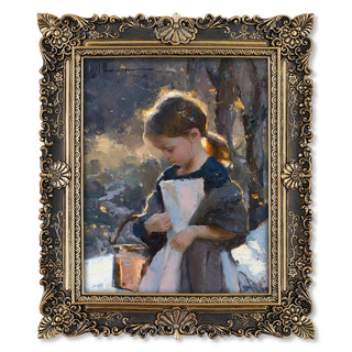 SIMON'S SHOP Picture Frame, 8x10, Black & Gold