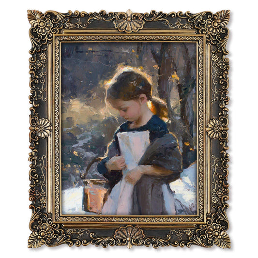 SIMON'S SHOP Picture Frame, 8x10, Black & Gold