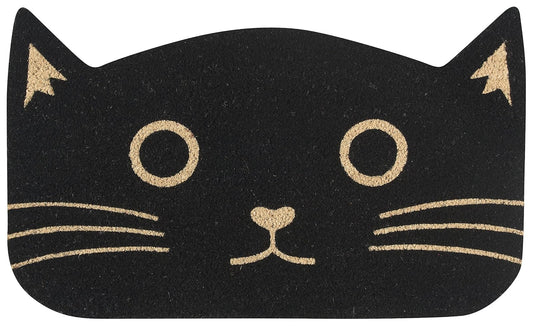 Now Designs 3075181 Doormat, Black Cat, 1 EA