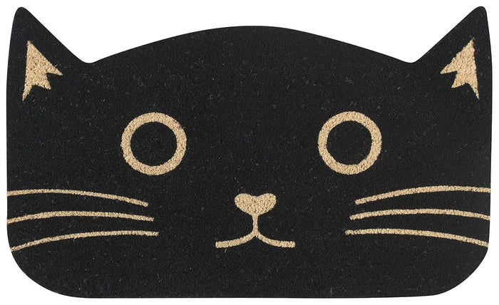 Now Designs 3075181 Doormat, Black Cat, 1 EA