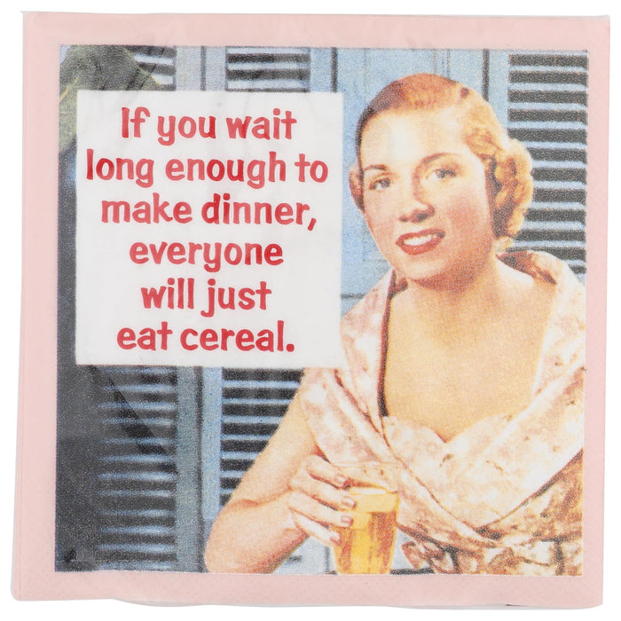 Design Design Disposable Napkin, 6.5 inches x 8.5 inches, Everyone Will Just Eat