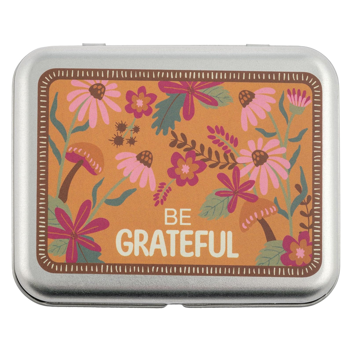 Karma Storage Box, 4" L x 3" W x 1" H, Fall Floral