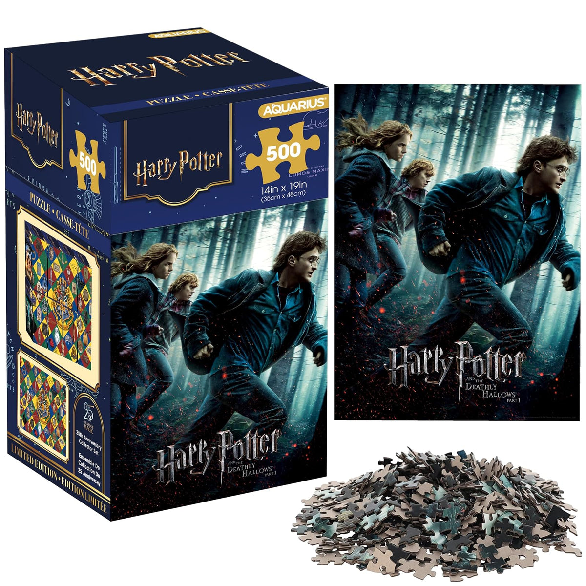 AQUARIUS Puzzles, 500 Piece, Deathly Hallows Part 1