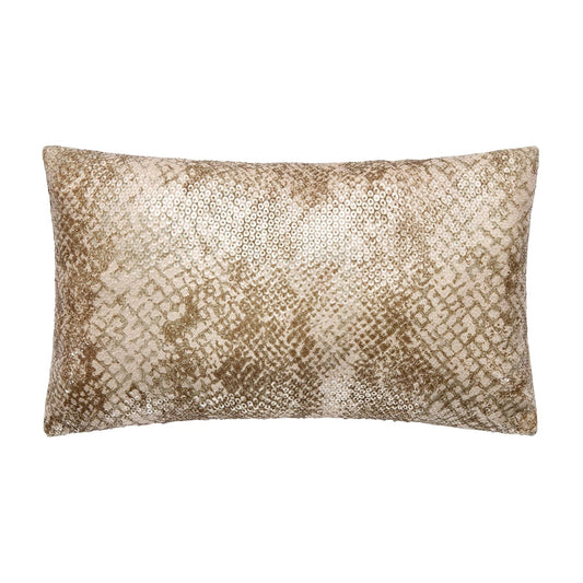 Peking Handicraft Pillow, Large, Gold Multi