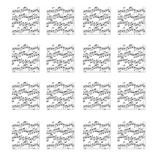 Beistle Disposable Napkin, 6.5" x 6.5", Black/White