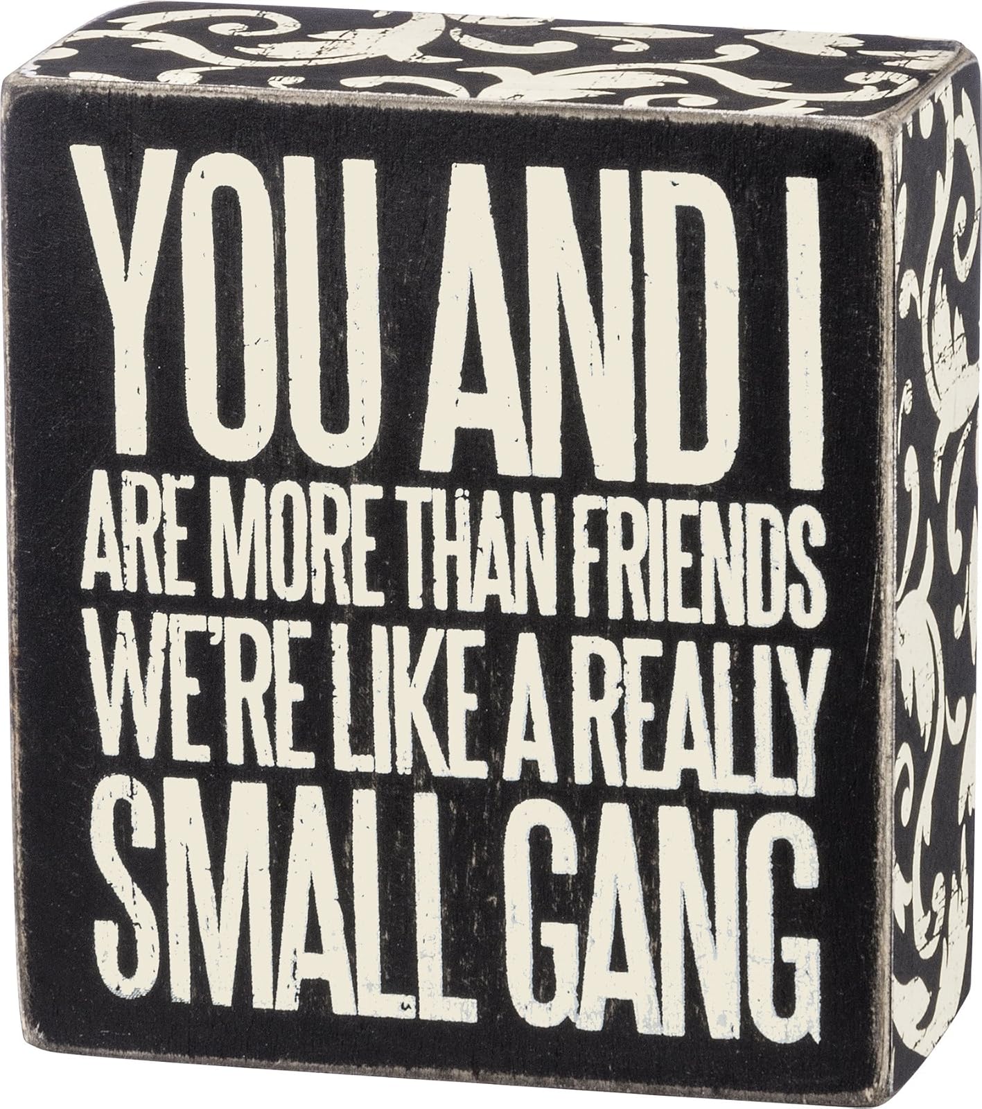 Primitives by Kathy Box Sign 4-Inch by 4.5-Inch You and I
