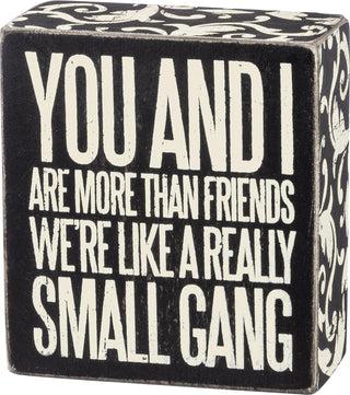 Primitives by Kathy Box Sign 4-Inch by 4.5-Inch You and I