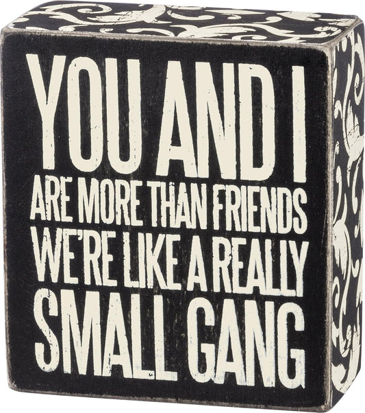Primitives by Kathy Box Sign 4-Inch by 4.5-Inch You and I
