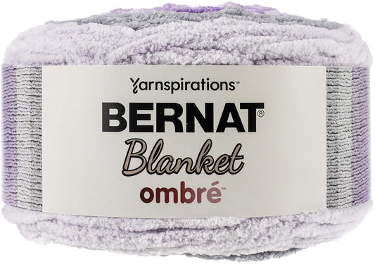 Spinrite Yarns (CA) Bernat Blanket yarn, Cool Purple Ombre