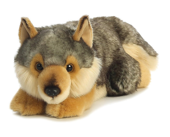Aurora World Miyoni Lying Wolf Plush