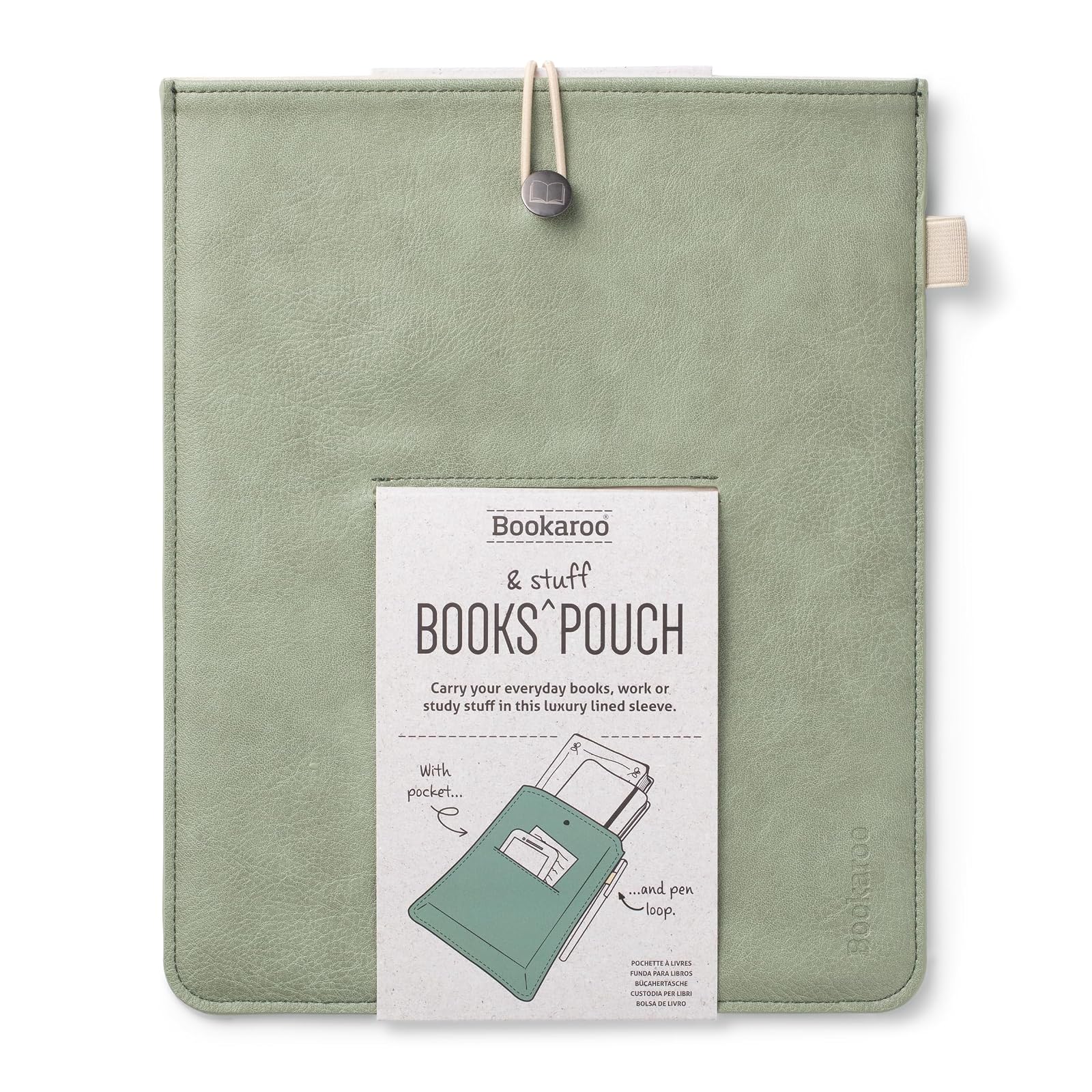Bookaroo Book & Stuff Pouch Fern
