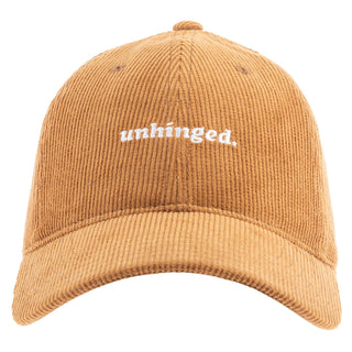 Karma Hat, Unhinged, Corduroy Embroidered Hat