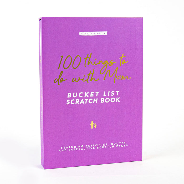 Gift Republic Scratch Off Book|Mum Edition|100 Things To Do Scratch Off|Bucket List Edition|Personalisable Memory Journal|A Gift Mum Will Value|Creating Memories That Last A Life-Time,Medium, GR830002