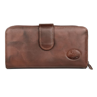 Julia Buxton USA Wallet, Mahogany, Modern