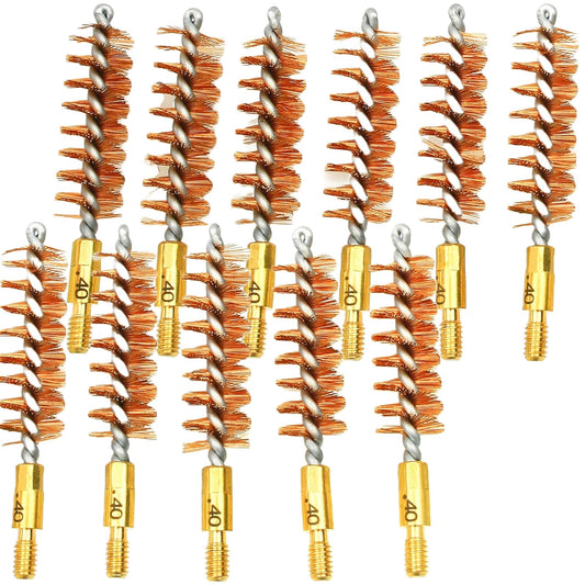 McJ Tools 10pack Pistol 40 Caliber Bronze Bore Brush