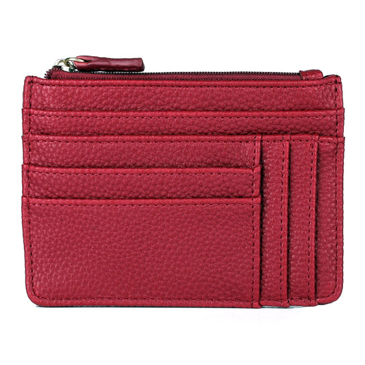 JYS Enterprise Julia Buxton Pebble RFID Pik-Me-Up¬¨√Ü Slot Coin Pouch Red