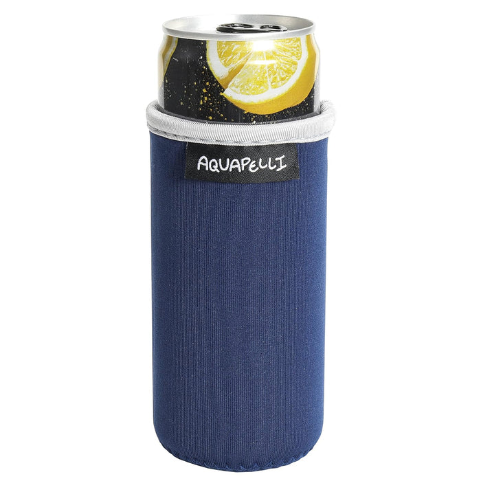Aquapelli Beverage Insulator, Slim, Blue