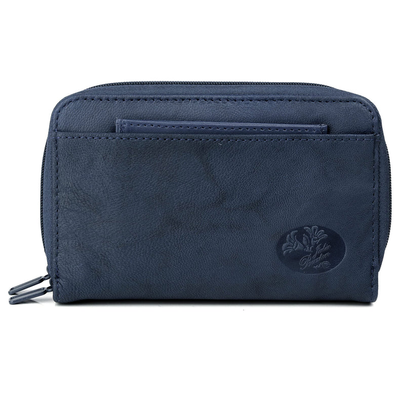 Julia Buxton Heiress Double Zip Organizer® Navy