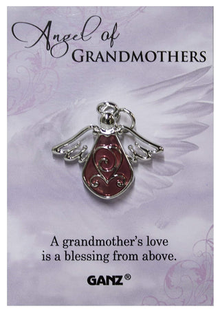 Ganz Angel of Grandmothers Tac Pin with Story Card